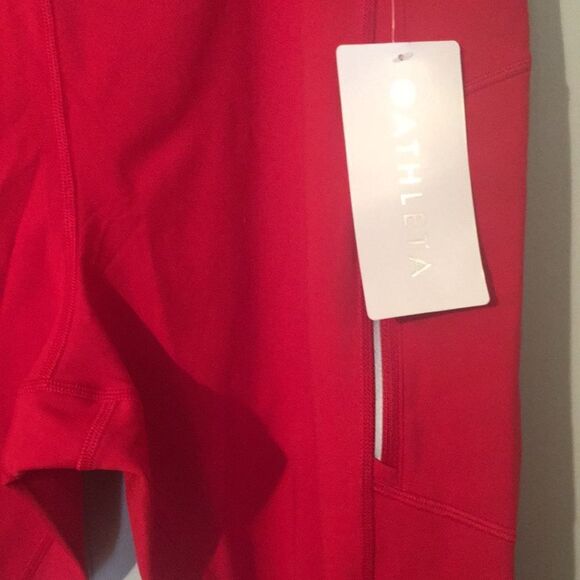 Athleta Red leggings/joggers - Picture 5 of 14